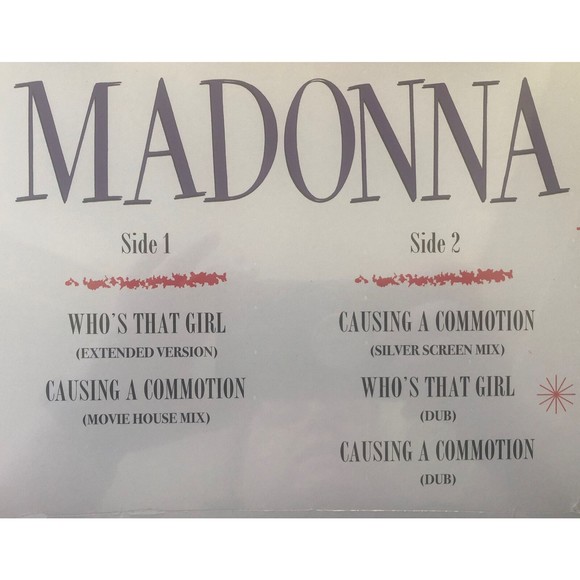 MADONNA Who’s That Girl Super Club Mix 2022 RSD Vinyl LP - Picture 3 of 8
